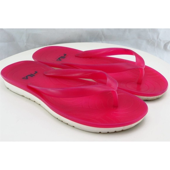 FILA Sport Sz 7-8 M Pink Flip Flop Synthetic‎ Women Sandals - Picture 3 of 10